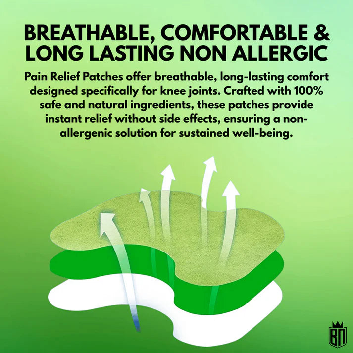 Herbal Knee Patches – Natural Pain Relief for Knees (1 Pack = 10 Pcs)