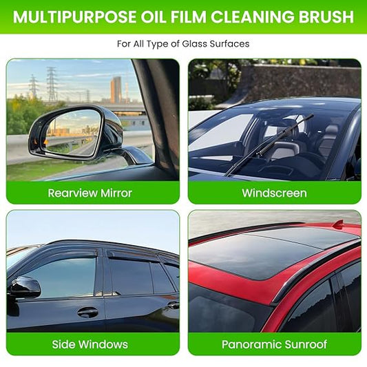 Oil Film Cleaning Brush – Streak-Free Windshield & Car Glass Cleaner