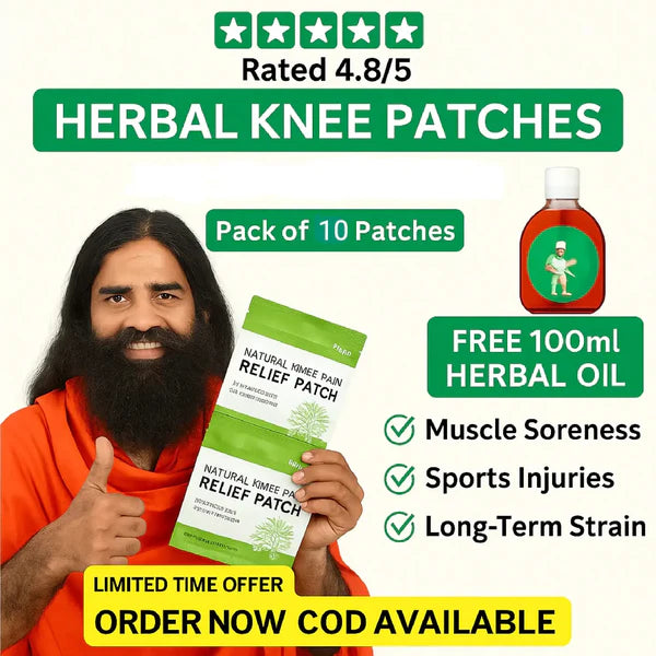 Herbal Knee Patches – Natural Pain Relief for Knees (1 Pack = 10 Pcs)