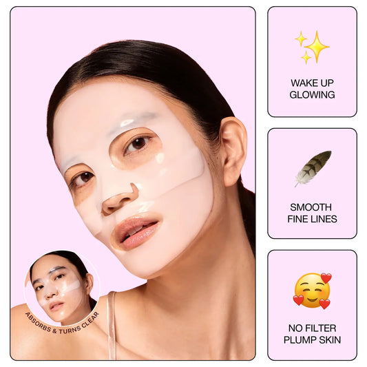 Bio-Collagen™ Deep Hydration & Repair Face Mask – Overnight Skin Rejuvenation